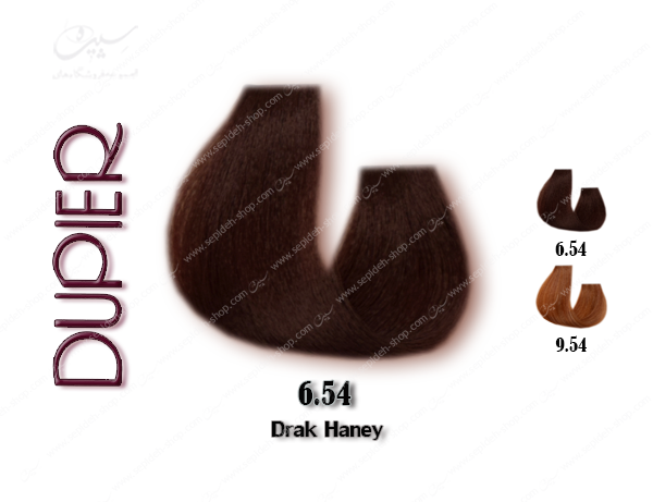 رنگ مو دوپیر عسلی تیره شماره 6.54