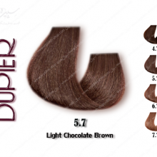 رنگ موی دوپیر شکلاتی قهوه ای روشن شماره 5.7