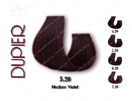 رنگ موی دوپیر شرابی متوسط شماره 5.20