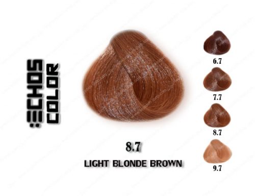 رنگ مو اچ اس لاین بلوند قهوه ای روشن 8.7