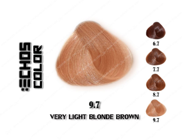 رنگ مو اچ اس لاین بلوند قهوه خیلی روشن 9.7