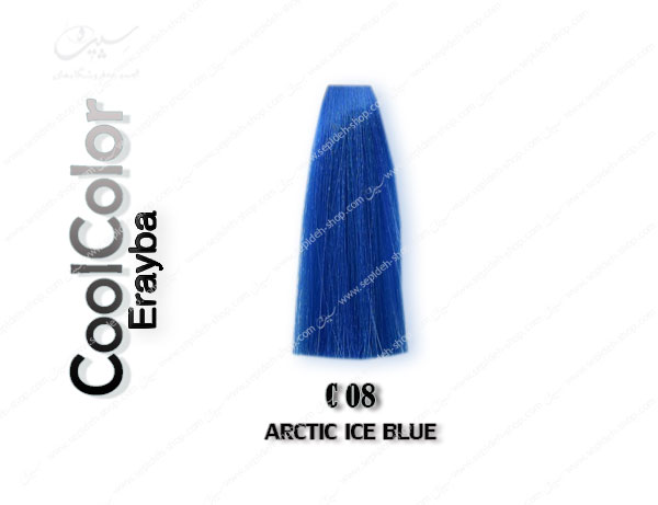 رنگ ژله ای فانتزی آبی یخی C08 ارایبا رنگ ژله ای فانتزی آبی یخی C08 ارایبا