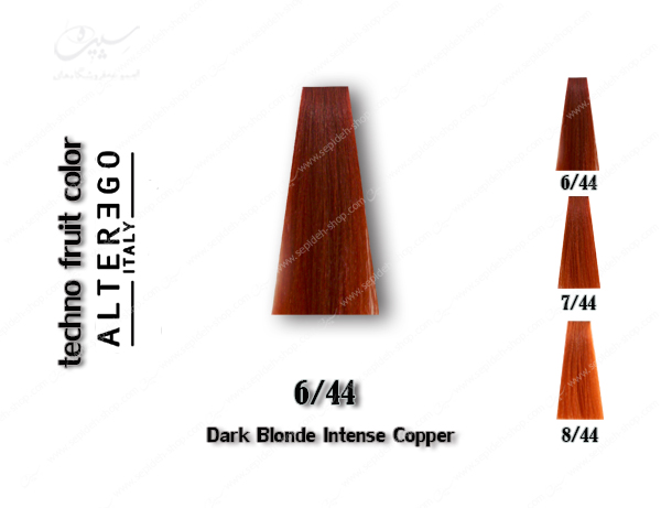 رنگ مو تکنو بلوند مسی شدید تیره 6.44 رنگ مو تکنو بلوند مسی شدید تیره 6.44